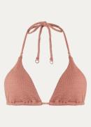 Seafolly Sea Dive triangel bikinitop met structuur