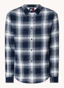 Tommy Hilfiger Regular fit overshirt met ruitdessin en logo