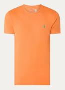 Ralph Lauren Custom slim fit T-shirt met logoborduring