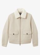 Reiss Andrew lammy coat in wolblend