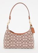 Coach Juliet 25 schoudertas van leer met logoprint