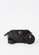 Kurt Geiger Camera crossbodytas van satijn met quilt patroon