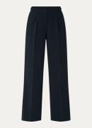 OPUS Maigo Palazzo high waist wide fit pantalon met steekzakken