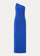 Ralph Lauren One shoulder maxi jurk met schakeldetail