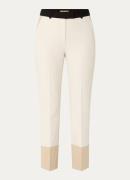 JOSH V Ryker high waist tapered fit pantalon met persplooi