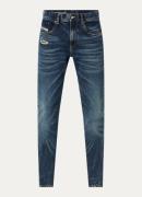 Diesel 2019 D-Strukt slim fit jeans met donkere wassing