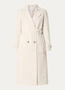 Beaumont Dia double-breasted trenchcoat met strikceintuur en steekzakk...