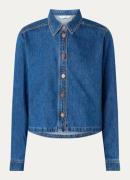 MSCH Copenhagen MSCHAdalyn Elena cropped blouse van denim