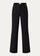 Fabienne Chapot Puck high waist wide fit pantalon met steekzakken