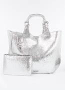 Essentiel Antwerp Hurry shopper met metallic finish en uitneembaar etu...