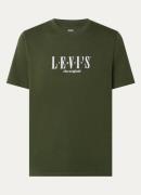 Levi's T-shirt met logoborduring