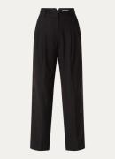 The Frankie Shop Gelso high waist straight fit pantalon in wolblend