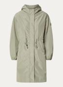 Airforce Mary parka met trekkoord en waterafstotende coating