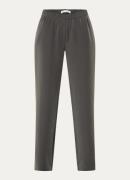 SAMSØE SAMSØE Hoys high waist straight fit pantalon met steekzakken