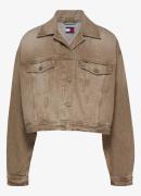 Tommy Hilfiger Oversized cropped spijkerjas met borstzakken