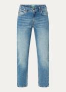 Benetton High waist tapered fit cropped jeans