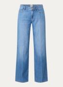 BRAX Maine high waist straight leg jeans in linnenblend