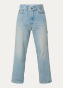 Lois Loan high waist straight leg jeans met verwassen afwerking