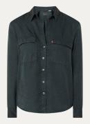 Levi's Doreen blouse van lyocell met borstzakken