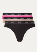 HUGO BOSS Slip met logoband in 3-pack