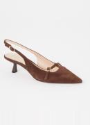 Dune London Deserving slingback met gespdetail