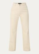 Claudia Sträter High waist wide leg jeans met steekzakken