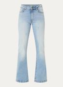 Benetton Cameron high waist flared jeans met stretch