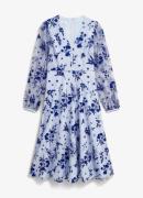 Hobbs Ella semi-transparante midi jurk met bloemenprint