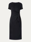 Expresso Midi jurk met strikdetail
