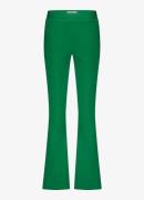 Studio Anneloes Flair mid waist flared broek van travelstof