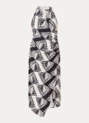 French Connection Ariette midi jurk in linnenblend