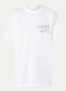 Carhartt WIP Sunflower T-shirt van biologisch katoen met logo- en back...