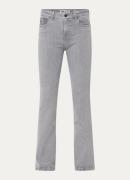 Lois Raval high waist flared jeans met gekeurde wassing
