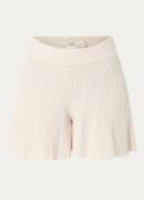 UGG Jodee mid waist loose fit korte broek met ribstructuur