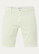 Replay Benni straight fit korte chino met steekzakken