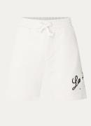 HUGO Duold loose fit korte broek met logoborduring