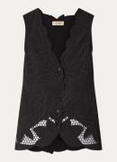 Mos Mosh Daima blouse met borduring