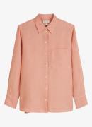 Marc O'Polo Blouse van linnen met kraag