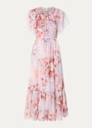 Zimmermann Crush Flutter midi jurk met bloemenprint en ceintuur