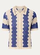Sandro Blouse met opengewerkt dessin