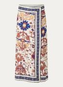 ba&sh Varper midi rok met grafische print