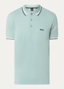 BOSS Paddy regular fit polo van piqué katoen met logo