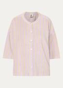 Bongusta Naram blouse van badstof met streepprint