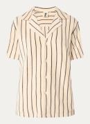Bongusta Naram blouse van badstof met steekzakken