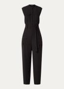 Bruuns Bazaar CamillaBBTabia straight fit jumpsuit met strikceintuur