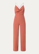 ba&sh Fifia loose fit jumpsuit met gedrapeerd detail