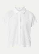 OPUS Fessin blouse met broderie