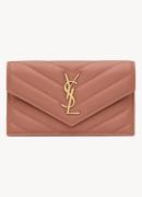Saint Laurent Cassandre Fragments portemonnee van kalfsleer