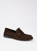 Dune London Grisella loafer van leer