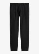 Marc O'Polo Osby tapered fit chino van linnen met plooidetail